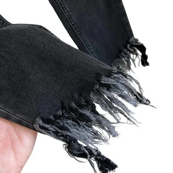 Free People High Rise Distressed Skinny Jeans Size 25 - Picture 10 of 16